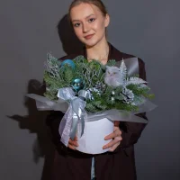 Новогодняя композиция Совушка