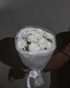 Букет цветов Презент из хризантем (белый)