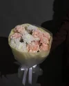 Букет цветов Нежное солнышко с хризантемой и диантусами