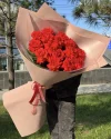 Большой букет французских роз